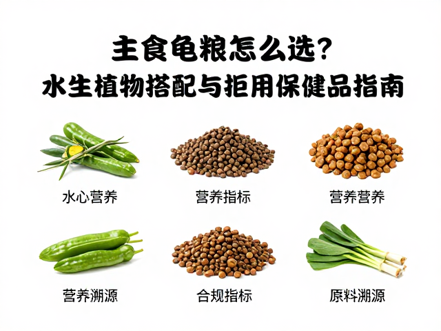 主食龟粮怎么选?水生植物搭配与拒用保健品指南