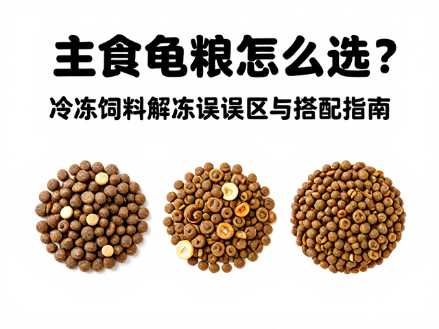 主食龟粮怎么选？冷冻饲料解冻误区与搭配指南