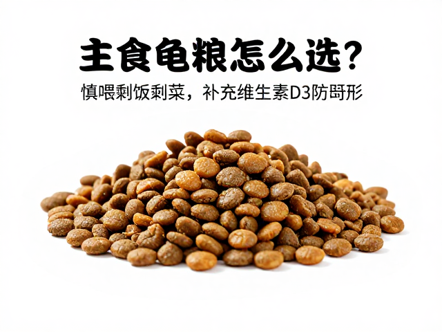 主食龟粮怎么选?慎喂剩饭剩菜,补充维生素D3防畸形