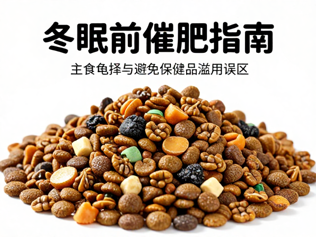 冬眠前催肥指南，主食龟粮选择与避免保健品滥用误区