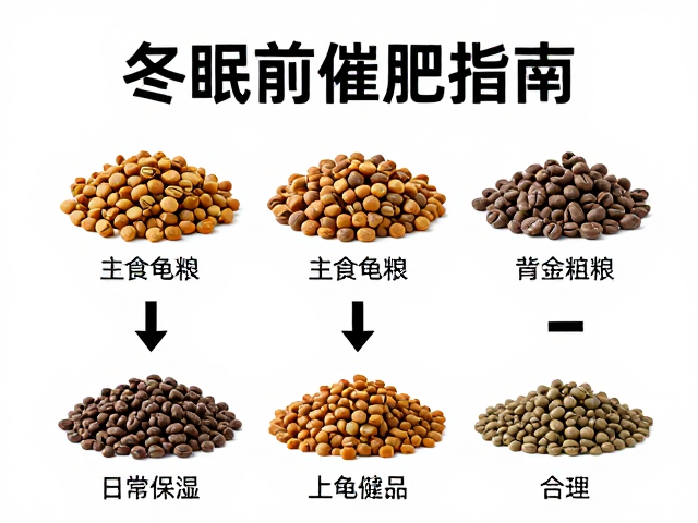 冬眠前催肥指南，主食龟粮选择与避免保健品滥用误区