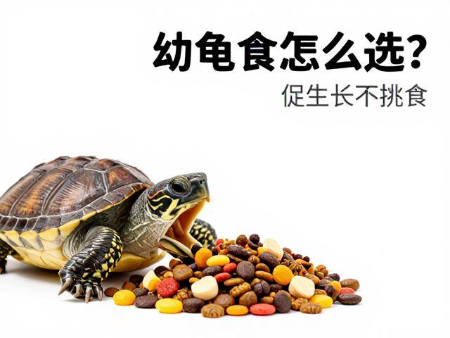 幼龟开口食怎么选?主食龟粮搭配复合维生素,促生长不挑食