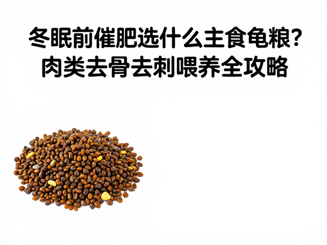 冬眠前催肥选什么主食龟粮？肉类去骨去刺喂养全攻略