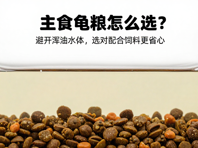 主食龟粮怎么选?避开浑浊水体,选对配合饲料更省心