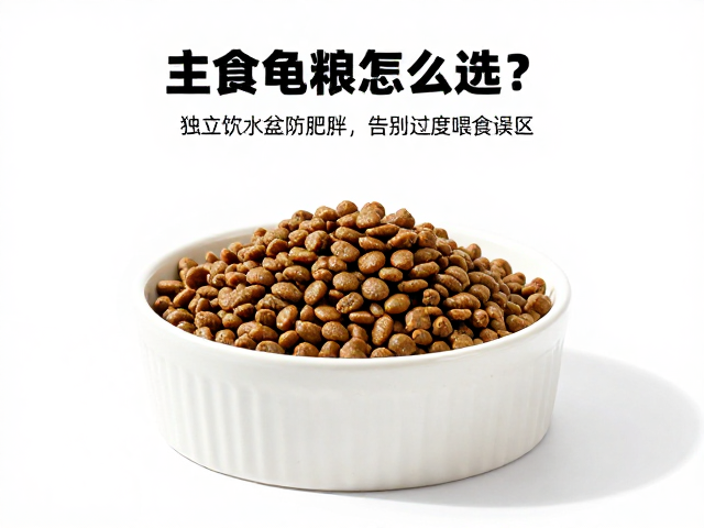 主食龟粮怎么选?独立饮水盆防肥胖,告别过度喂食误区