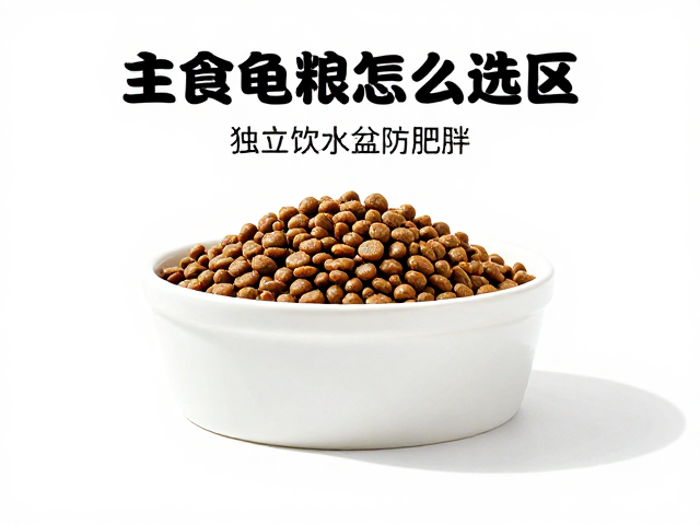 主食龟粮怎么选?独立饮水盆防肥胖,告别过度喂食误区
