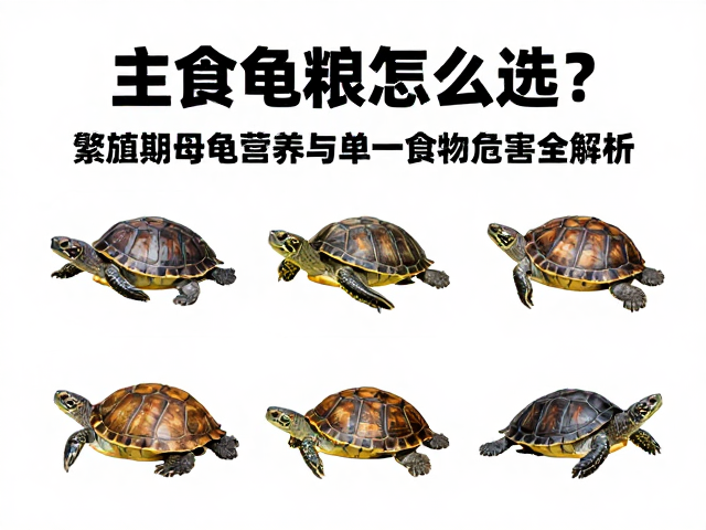 主食龟粮怎么选？繁殖期母龟营养与单一食物危害全解析