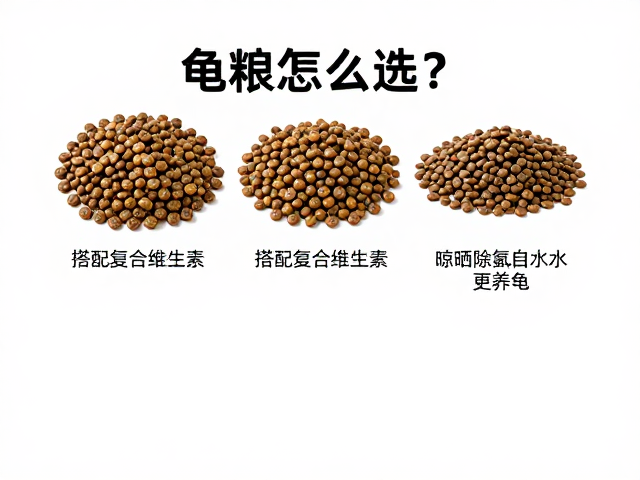 主食龟粮怎么选？搭配复合维生素，晾晒除氯自来水更养龟