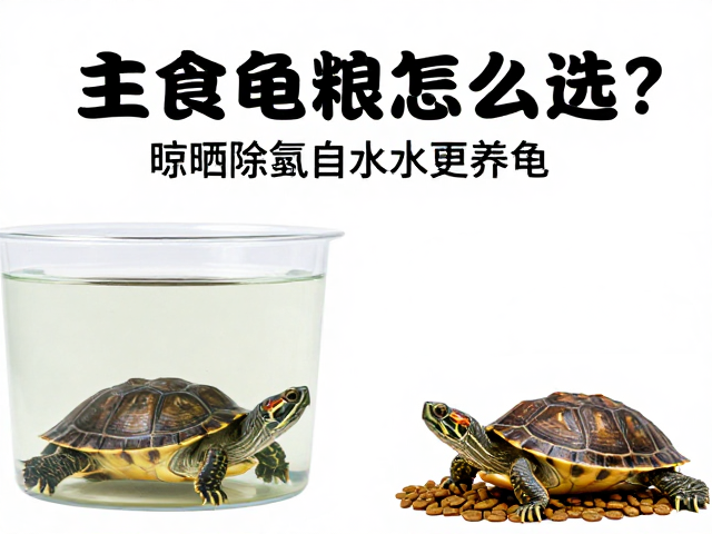主食龟粮怎么选?搭配复合维生素,晾晒除氯自来水更养龟