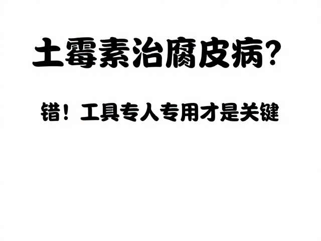 土霉素治腐皮病？错！工具专人专用才是关键