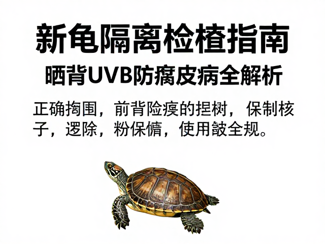 新龟隔离检疫指南，晒背UVB防腐皮病全解析