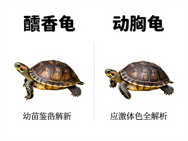 麝香龟与动胸龟区别,幼苗鉴别技巧及应激体色变化全解析