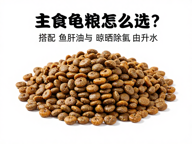主食龟粮怎么选?搭配鱼肝油与晾晒除氯自来水,养出健康龟