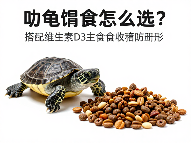 幼龟开口食怎么选？搭配维生素D3主食龟粮，促钙吸收防畸形