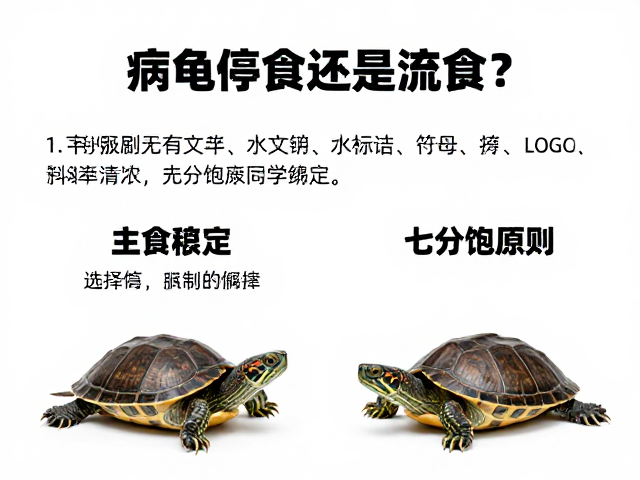 病龟停食还是流食？主食龟粮选择与七分饱原则详解