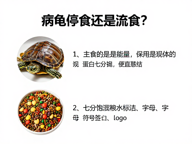 病龟停食还是流食？主食龟粮选择与七分饱原则详解