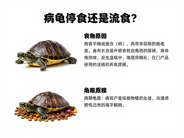 病龟停食还是流食？主食龟粮选择与七分饱原则详解