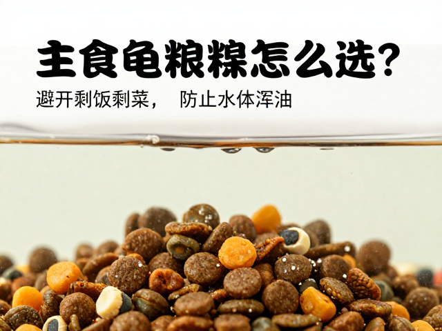 主食龟粮怎么选?避开剩饭剩菜,防止水体浑浊