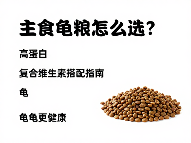 主食龟粮怎么选？高蛋白，复合维生素搭配指南，龟龟更健康