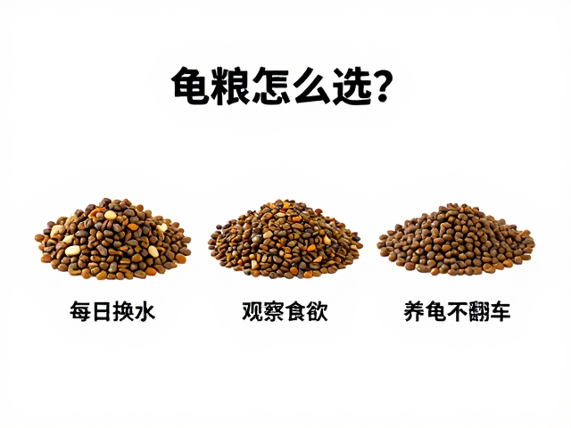 龟粮怎么选?每日换水,观察食欲,养龟不翻车的核心指南