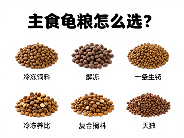 主食龟粮怎么选?冷冻饲料解冻与复合维生素补充全攻略
