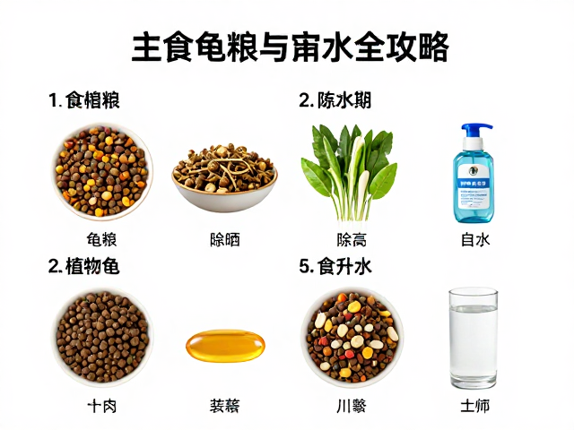 鱼肝油怎么喂?主食龟粮选购与晾晒除氯自来水全攻略