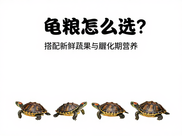 龟粮怎么选？搭配新鲜蔬果与孵化期营养，养出健康龟
