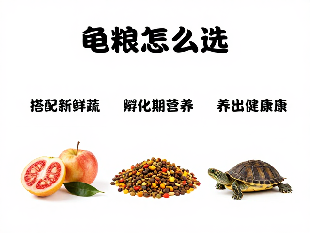 龟粮怎么选？搭配新鲜蔬果与孵化期营养，养出健康龟