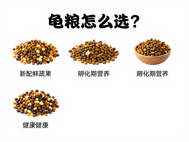 龟粮怎么选?搭配新鲜蔬果与孵化期营养,养出健康龟
