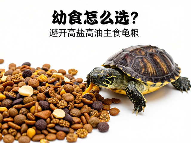 幼龟开口食怎么选?避开高盐高油主食龟粮,健康养龟指南