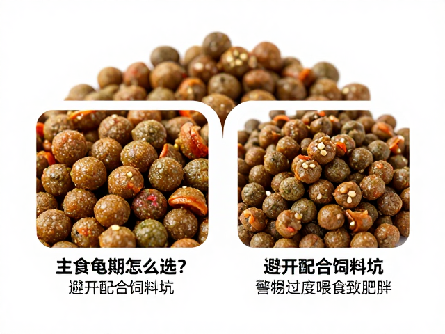 主食龟粮怎么选?避开配合饲料坑,警惕过度喂食致肥胖