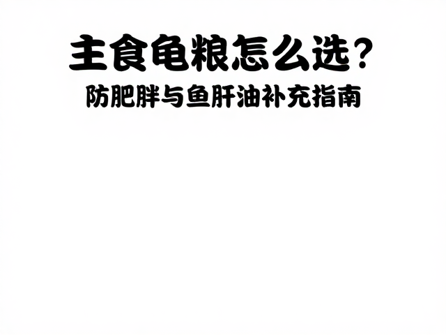 主食龟粮怎么选？防肥胖与鱼肝油补充指南
