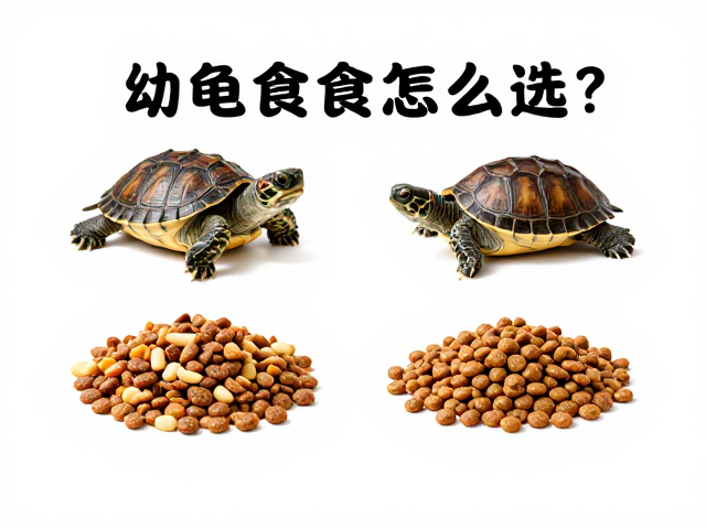 幼龟开口食怎么选?避开高盐高油主食龟粮,健康养龟指南