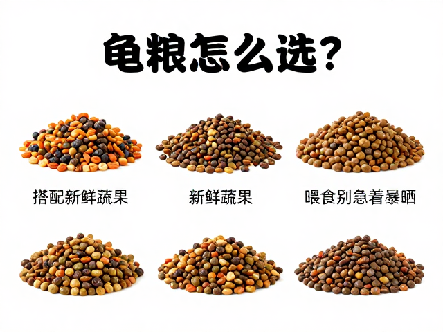 龟粮怎么选?搭配新鲜蔬果,喂食后别急着暴晒