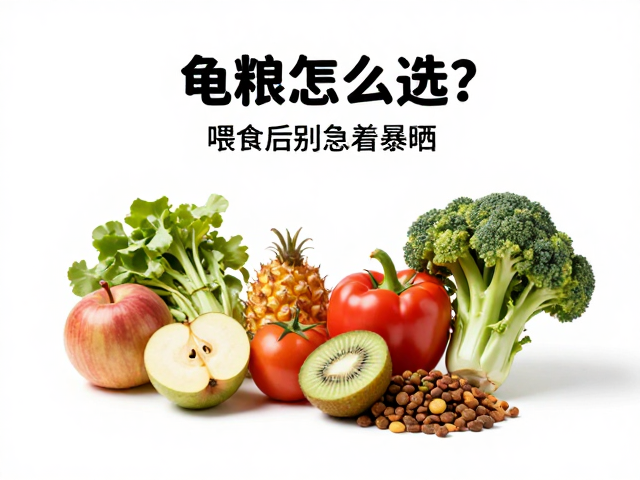 龟粮怎么选?搭配新鲜蔬果,喂食后别急着暴晒