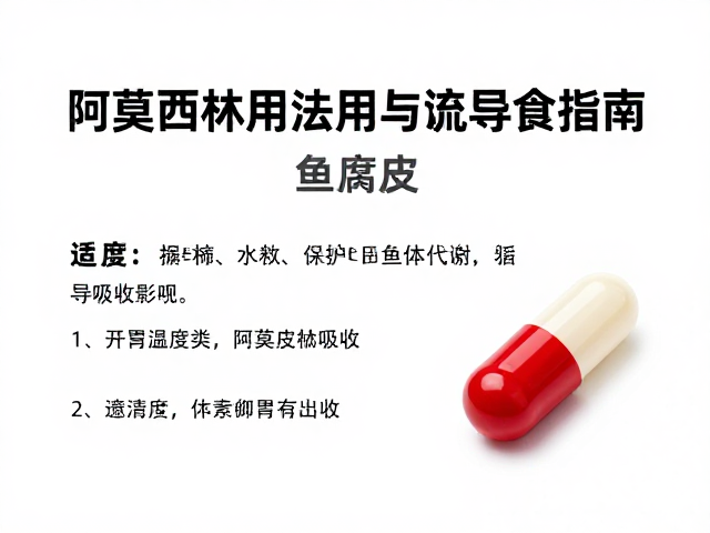 鱼腐皮病防治，阿莫西林胶囊用法与适宜温度诱导进食指南
