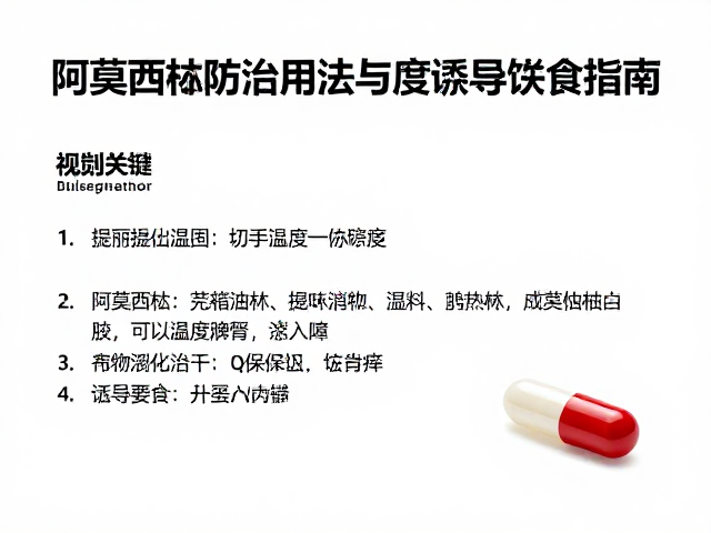 鱼腐皮病防治，阿莫西林胶囊用法与适宜温度诱导进食指南