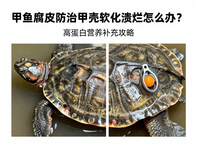 甲鱼腐皮病防治，甲壳软化溃烂怎么办？高蛋白营养补充攻略