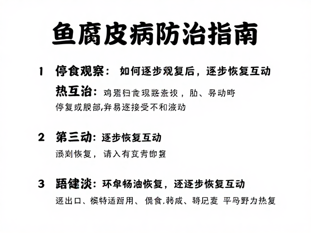 鱼腐皮病防治指南,停食观察后如何逐步恢复互动