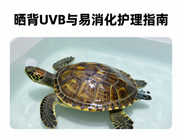 乌龟腐皮病防治,晒背UVB与易消化食物护理指南