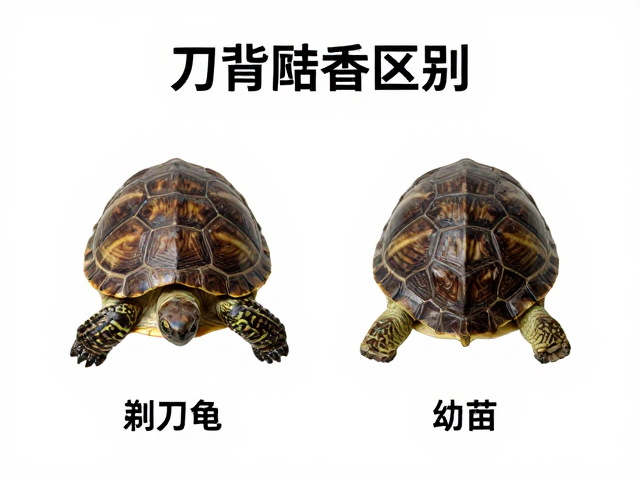 剃刀龟与刀背麝香区别?幼苗鉴别技巧,标准化尺寸测量指南