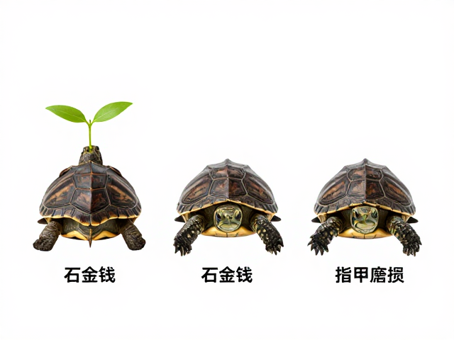 幼苗鉴别,石金钱龟与指甲磨损长度区别,3招快速区分