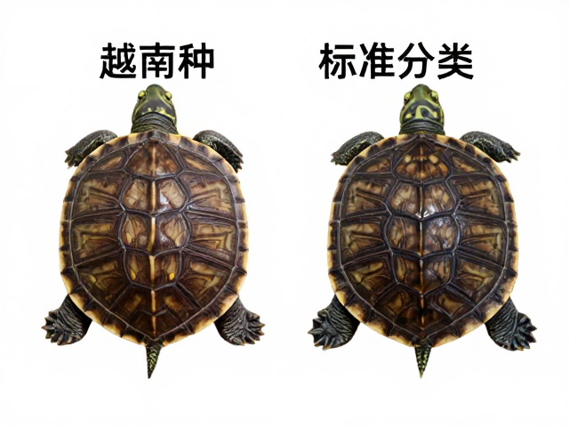 金钱龟幼苗鉴别技巧，对比越南种，揭秘宠物市场标准分类