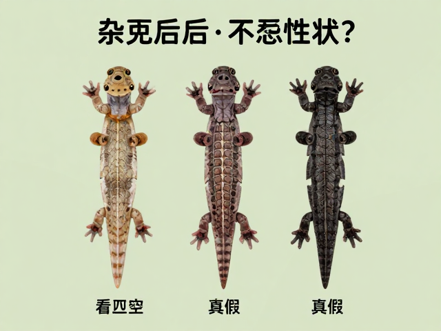 杂交后代不稳定性状?幼苗鉴别技巧,看四肢鳞片排列定真假