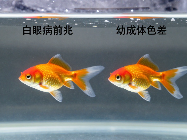 金鱼幼苗怎么辨?白眼病前兆,幼成体色差,新手必看的鉴别指南