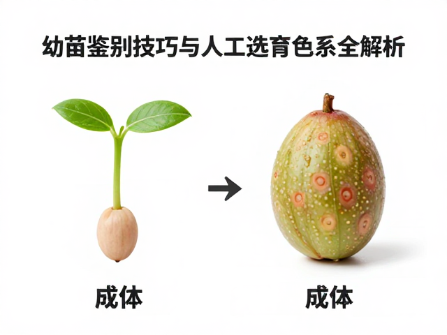 幼体成体色差大?幼苗鉴别技巧与人工选育色系全解析