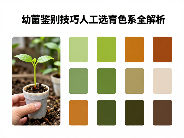 幼体成体色差大?幼苗鉴别技巧与人工选育色系全解析