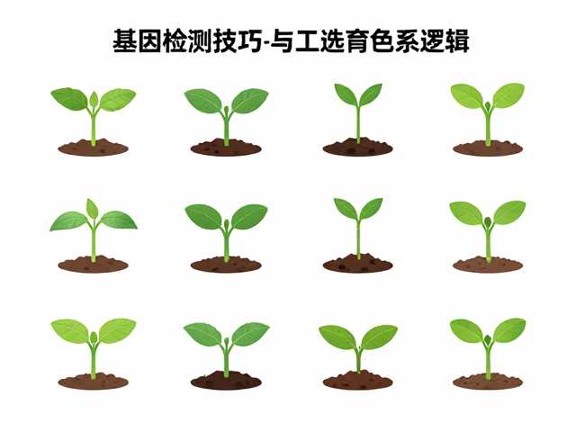 幼苗鉴别技巧,基因检测辅助鉴定与人工选育色系全解析