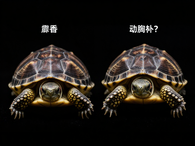 麝香龟与动胸龟区别?幼苗鉴别技巧,高清微距摄影记录