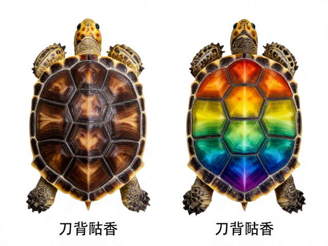 剃刀龟与刀背麝香差异,幼苗鉴别技巧及光谱分析背甲颜色